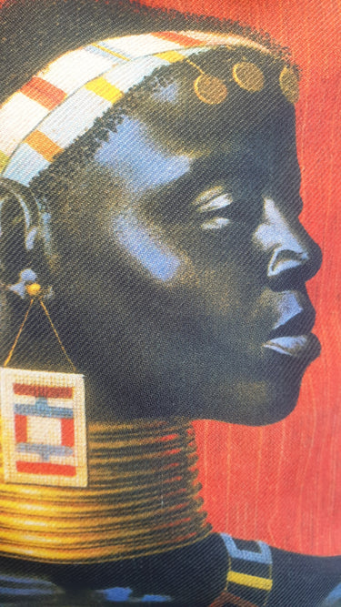 Tretchikoff Ndebele Woman Purse Bag Planet Retro NZ New Vintage 2