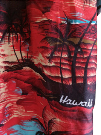 Tropical Red Sunset Shirt (2XL) New Vintage Clothing Menswear Planet Retro NZ 5
