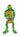 Green Michelangelo teenage mutant ninja turtle figure with a yellow shell and brown belt on a white background