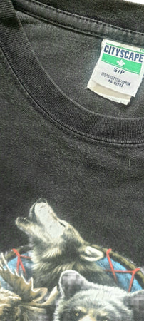Vintage Canadian Animals Ladies T-Shirt (Small) Vintage Graphic T Shirts NZ Vintage Clothing NZ at Planet Retro NZ 3