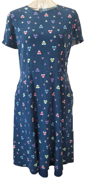 Vintage Chinti and Parker Hearts Dress (Medium) vintage clothing nz vintage dresses nz planet retro nz 2