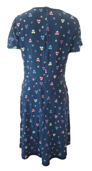 Vintage Chinti and Parker Hearts Dress (Medium) vintage clothing nz vintage dresses nz planet retro nz 3