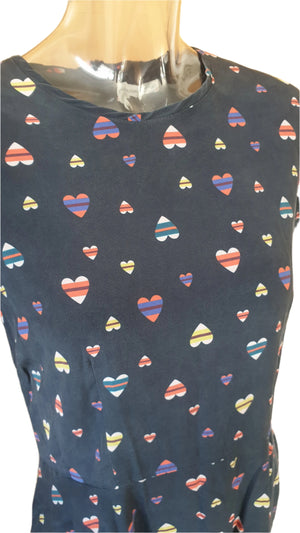 Vintage Chinti and Parker Hearts Dress (Medium) vintage clothing nz vintage dresses nz planet retro nz 4