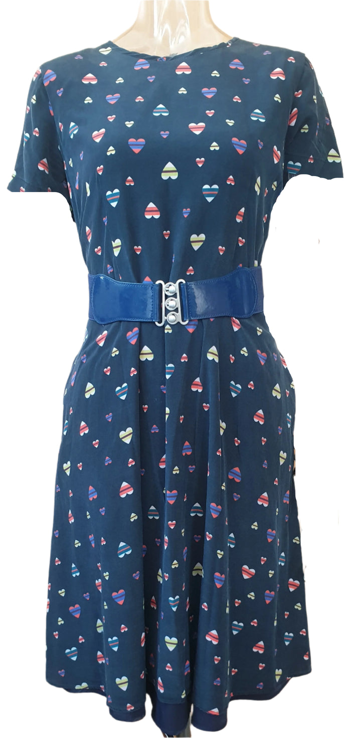 Vintage Chinti and Parker Hearts Dress (Medium)