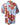 Vintage Island Style Men's Red Blooms Shirt Planet Retro NZ