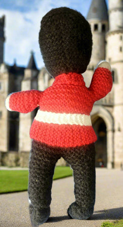 Vintage Knitted Marching Band Man Toy Plush Planet Retro NZ 3