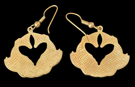 Vintage Koi Cloisonné Oriental Earrings Jewellery Planet Retro NZ