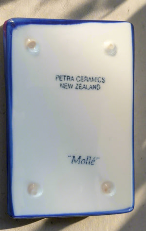Vintage Petra Ceramics Molle Pottery NZ Pin Dish New Vintage Home Decor NZ Planet Retro NZ 3