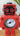 Vintage Red Metal Robot Alarm Clock Toys Decor Collectibles NZ Planet Retro 3