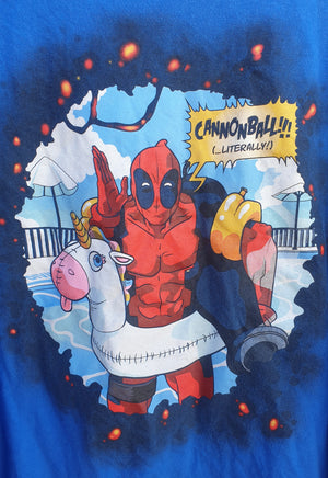 Vintage T-Shirt Deadpool Cannonball (Large)