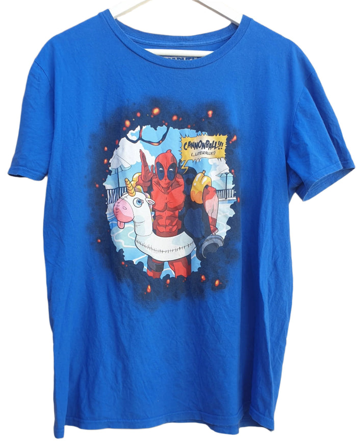 Vintage T-Shirt Deadpool Cannonball (Large)