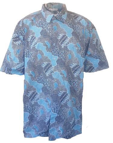 Vintage Thai Blues Men's Shirt (2XL) Planet Retro NZ