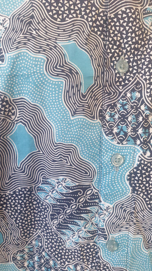 Vintage Thai Blues Men's Shirt (2XL) Planet Retro NZ