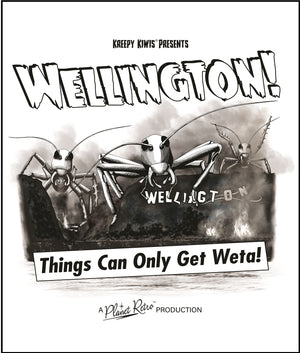 Wellington Weta T-Shirt - Planet Retro Original (Small to 2XL)