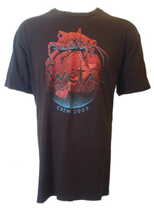 Weta Workshop Charcoal T Shirt (XL) New Vintage Clothing NZ Planet Retro