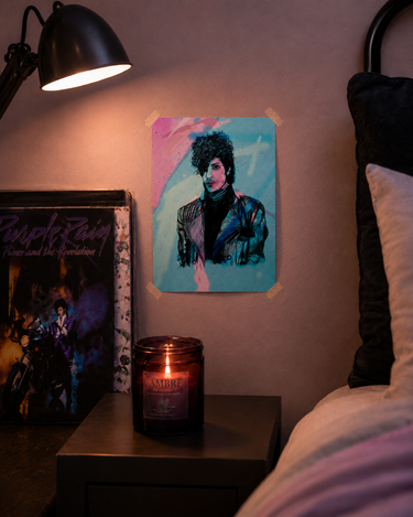Prince Purple Rain A4 Art Print by Jade Ell NZ