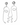 A pair of silver wire dangle earrings shaped like minimalist abstract faces, featuring circular posts and dangling looped wire designs on a plain white background.