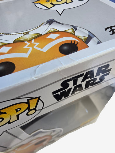 Ahsoka Tano #272 Star Wars Funko Pop Hot Topic Exclusive vinyl figure in original box.