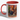 Alien Tea Party Planet Retro coffee mug with red handle and interior