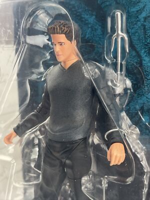 Angel Series 1 carded action figure from Angel / Buffy the Vampire Slayer by Moore Collectibles, early 2000s release, shown in original packaging
