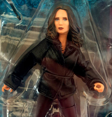 Angel / Buffy the Vampire Slayer Faith carded action figure by Moore Collectibles, early 2000s release, photographed in original packaging