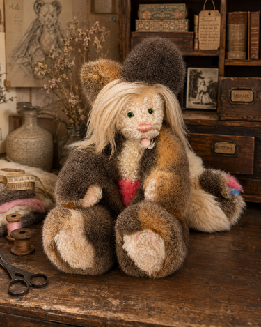 Angel Bear – One-of-a-Kind Handmade Collectible Display Bear