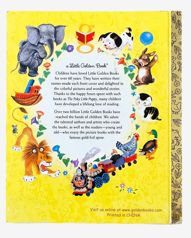 Barbie The Jewel Thief Little Golden Book illustrated back cover