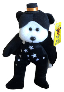 bk bear magician beanie plush toy doll vintage planet retro nz