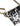 black white cowhide leather shoulder bag vintage accessories planet retro nz 2