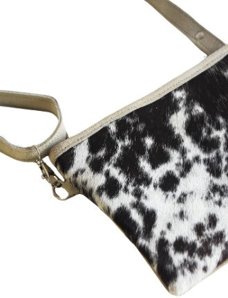 Leather Cowhide Shoulder Bag (India)