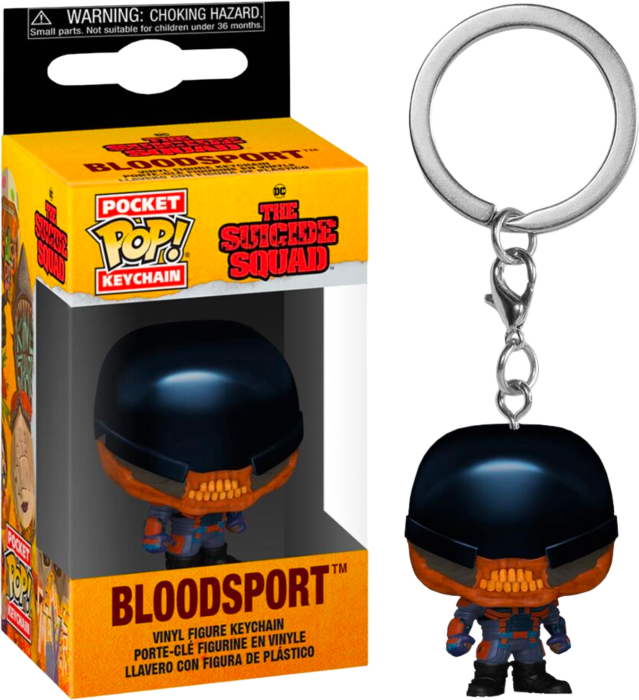 Bloodsport Suicide Squad Funko Pocket Pop Keychain