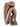Opposite side of wooden resting man figure showing sculptural back