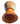 Hollow carved wooden base of djembe drum