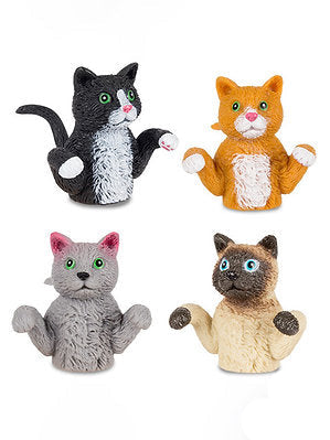 Cat Finger Puppets - Set of 4