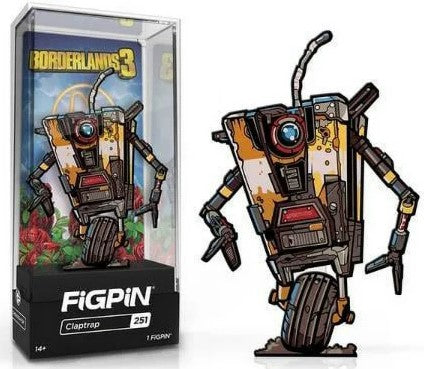 Enamel Pin / Brooch FigPin - Claptrap Borderlands 3