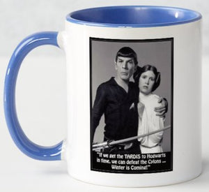 Spock & Leia Coffee Mug