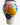 Cooks Pottery Nelson NZ abstract ceramic vase with hand-painted multicolour swirl design, reverse view