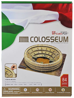 Model Kit / Jigsaw - CubicFun 3D Puzzle Colosseum Planet Retro NZ