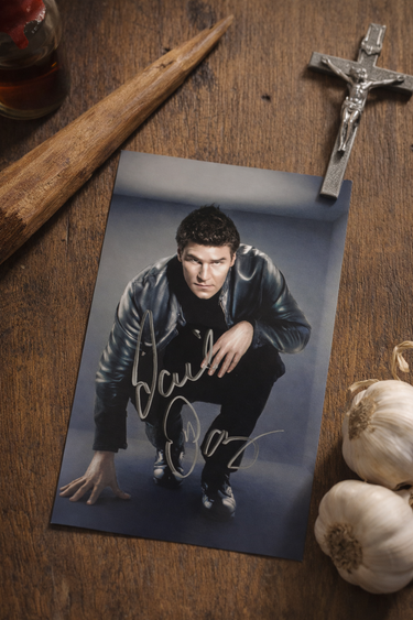Hand-signed autograph photo of David Boreanaz as Angel from Buffy the Vampire Slayer