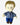 Dean Winchester Supernatural CultureFly plush doll wearing blue plaid shirt and brown boots