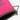 Disaster Designs pigeon bag bright pink interior