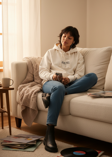 Taylor Swift The Eras Tour Cream Hoodie Sweatshirt - Large to 2XL