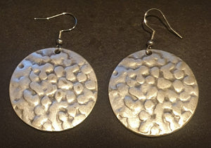 Vintage Turkish Zamac Silver-plated Earrings