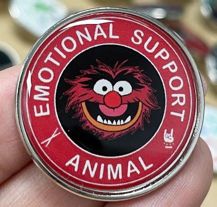 Muppets Emotional Support Animal Enamel Pin / Brooch