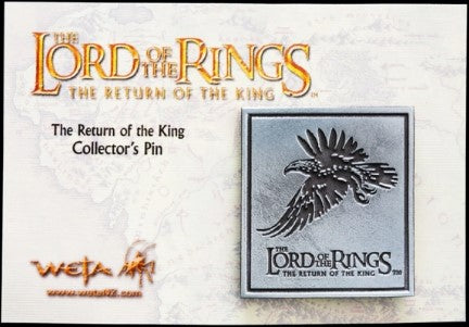 Weta Lord of the Rings Pin / Brooch - Return of the King