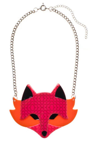 erstwilder fleur foxy flame necklace new vintage accessories jewellery planet retro nz