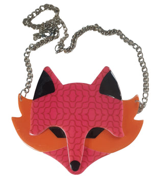 erstwilder fleur foxy flame necklace new vintage accessories jewellery planet retro nz 3