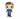 Funko Pop! vinyl figure of a character in a blue outfit with gold accents on a white background