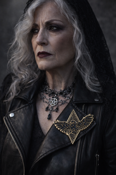 Pepper Raccoon Owl Enamel Pin Brooch