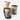 Natural Polished Horn Sculptural Vessel Set (3 Pieces)